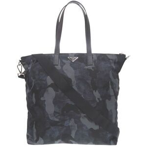 Prada Nylon Blue Tote Bags